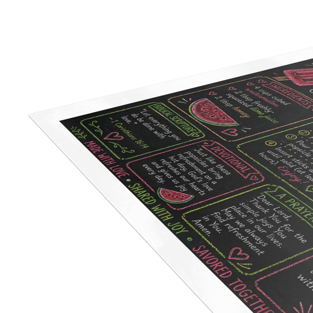 Summer Popsicle Postcard Bundles (envelopes included)