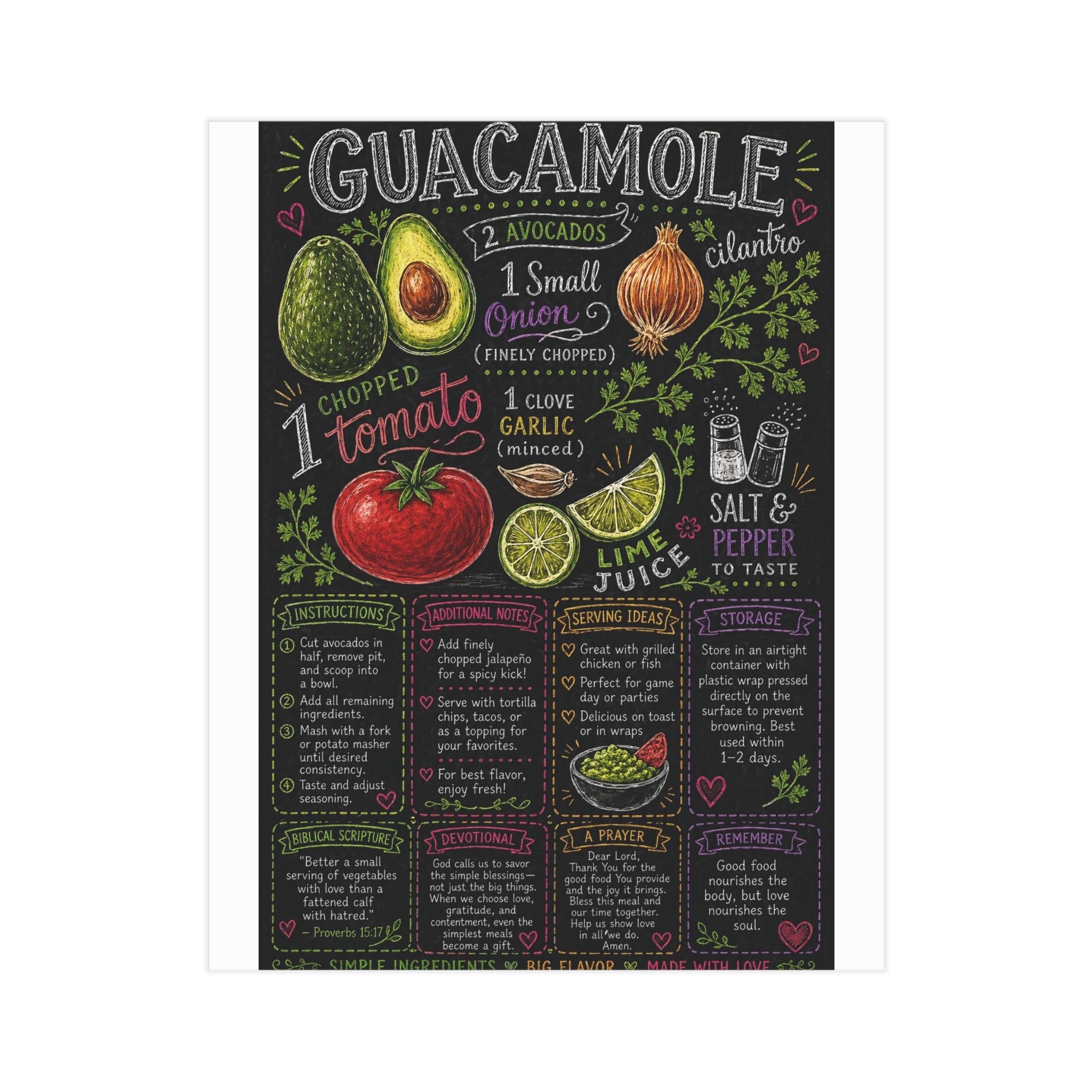 Guacamole Unframed Prints
