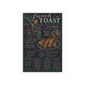 French Toast Recipe Print — Chalkboard Kitchen Art Unframed