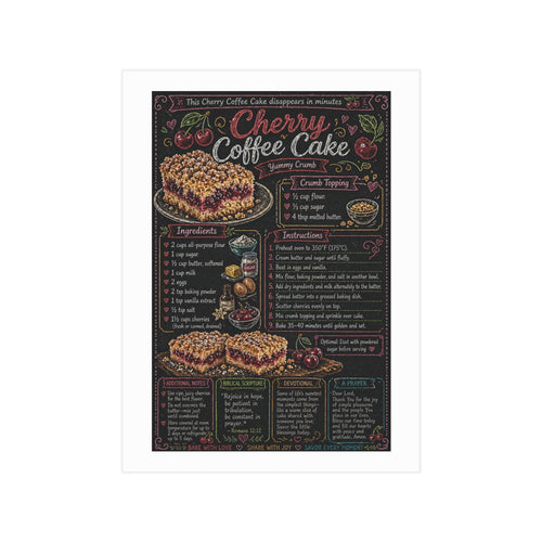Cherry Coffee Cake Unframed Prints