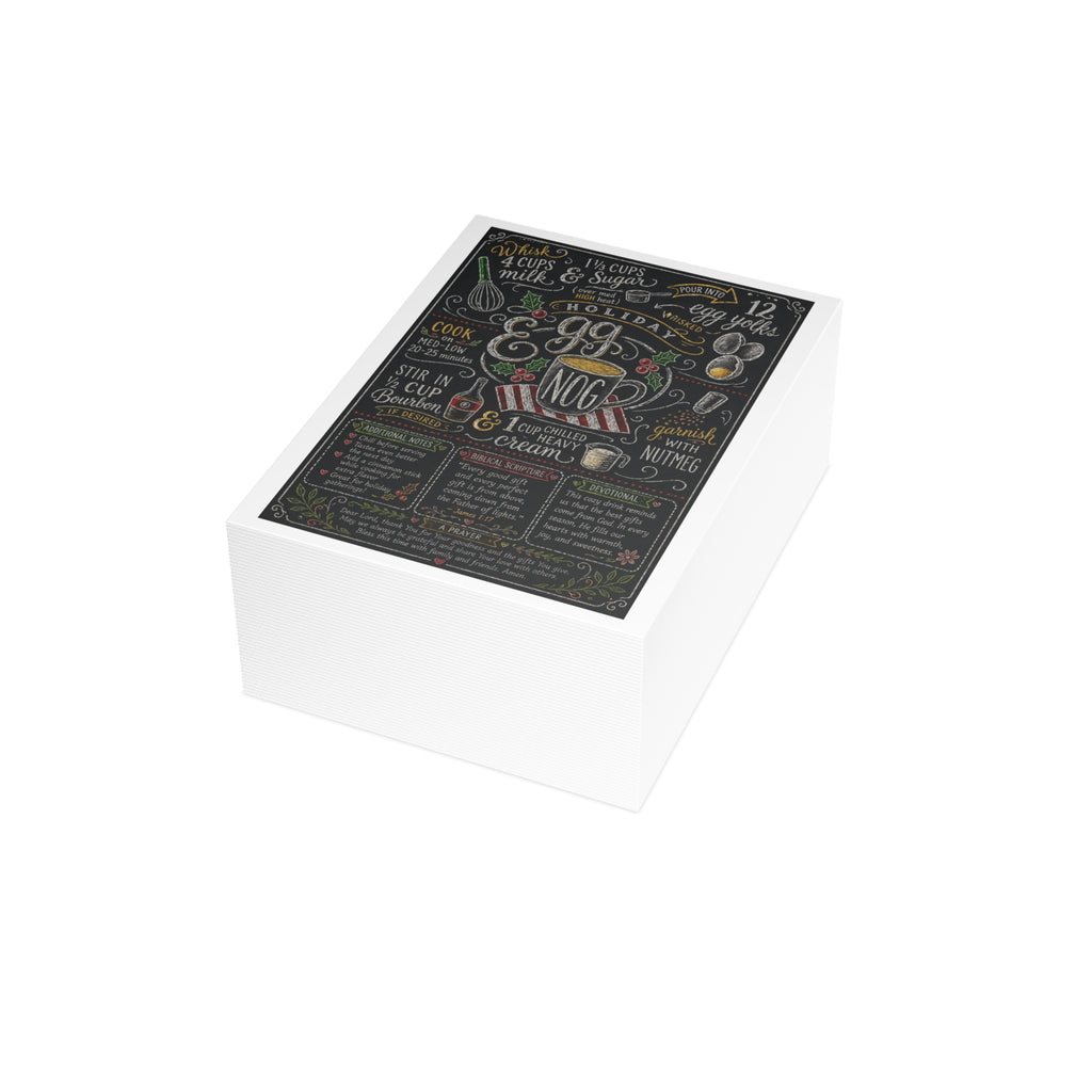 Eggnog Holiday Postcard Bundles (envelopes included)