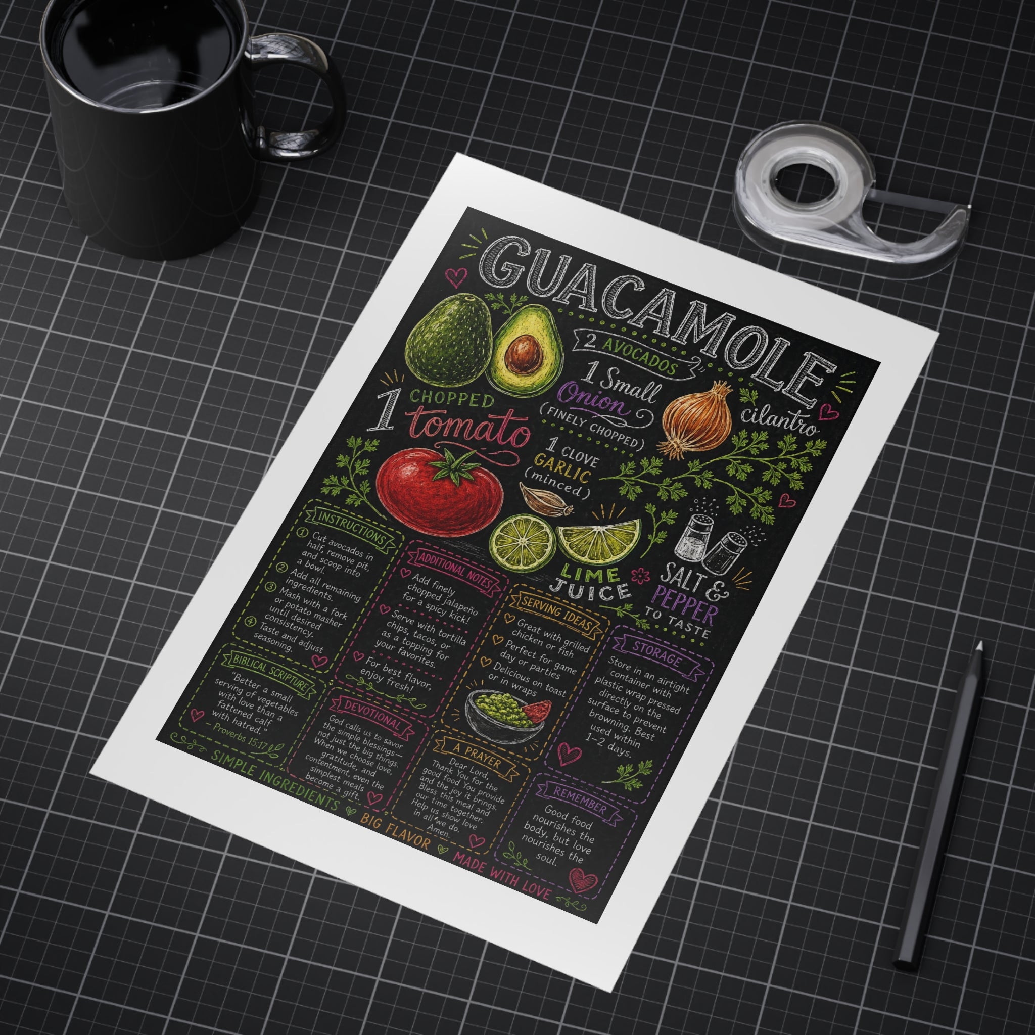 Guacamole Unframed Prints