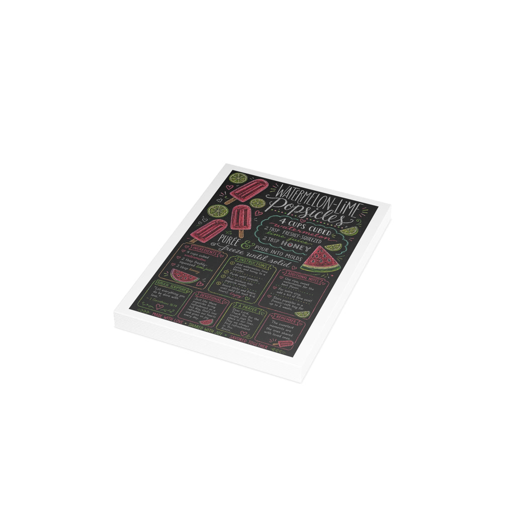 Summer Popsicle Postcard Bundles (envelopes included)